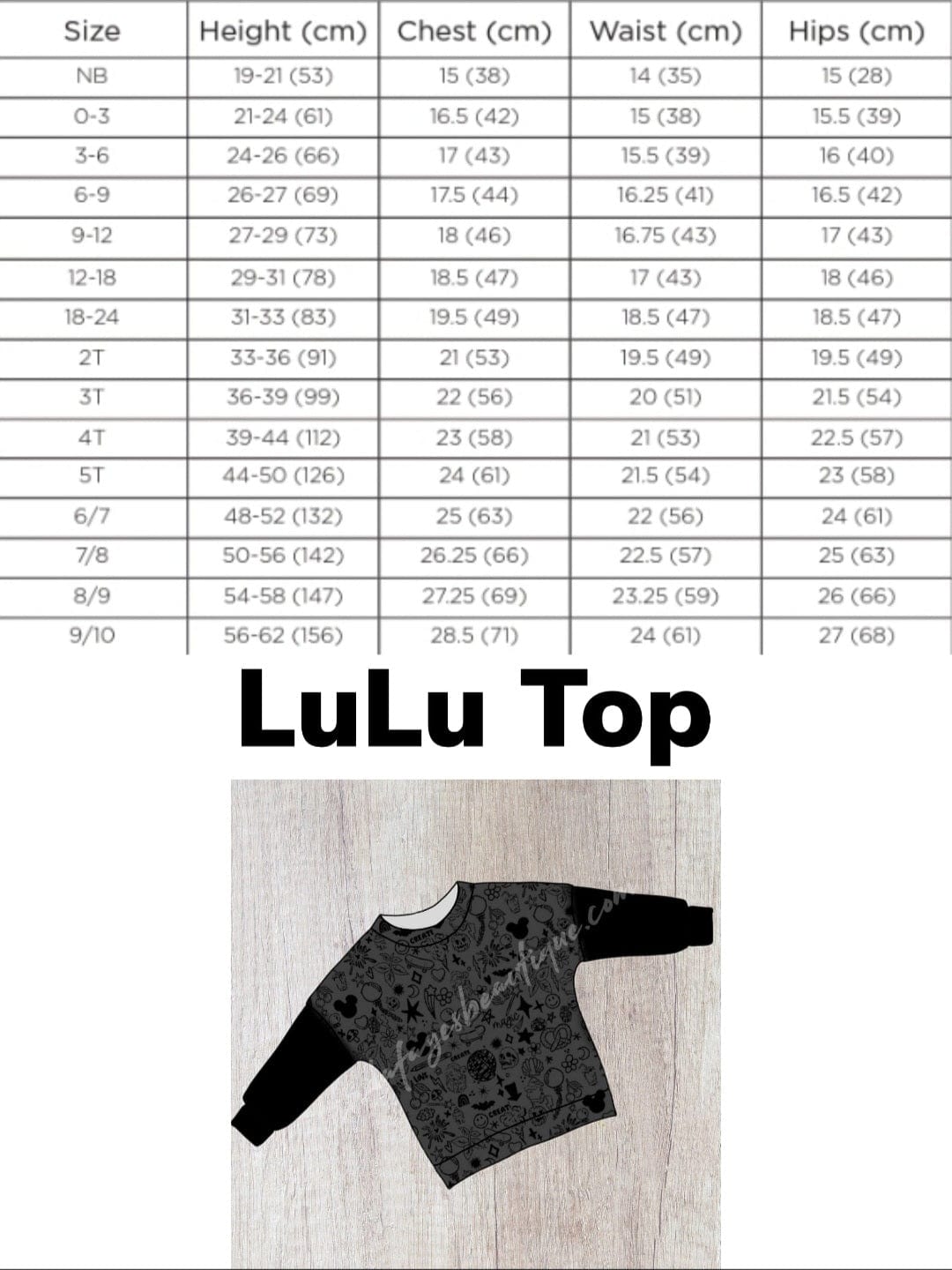 Linda Faye's Beautique Clothing LuLu Top