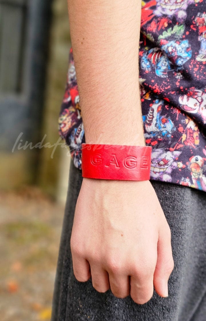 Linda Faye's Beautique Leather The Original-LFBands Red