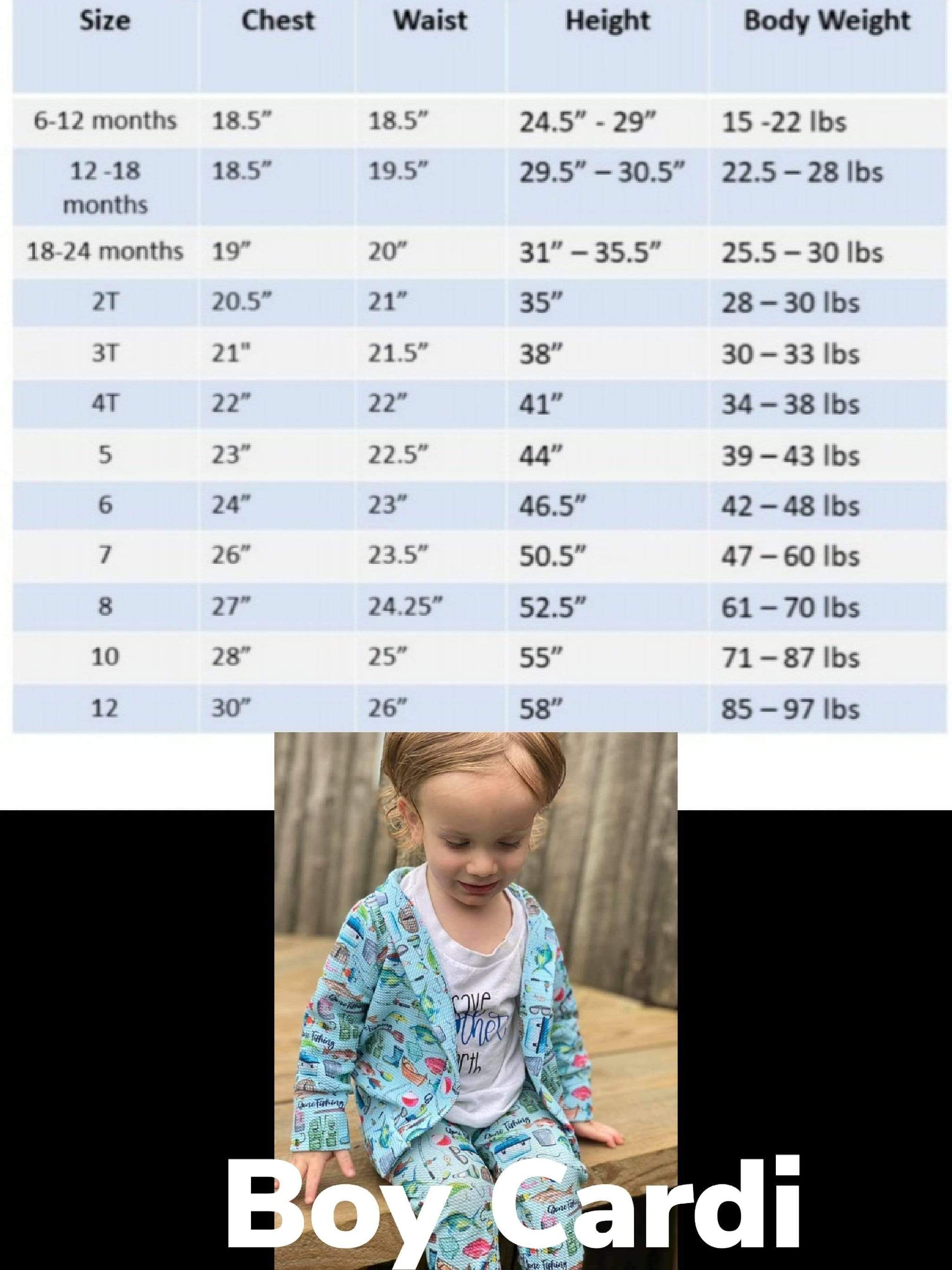 Linda Faye's Beautique Size Charts