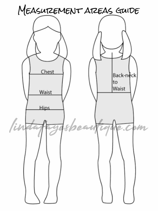 Linda Faye's Beautique Size Charts